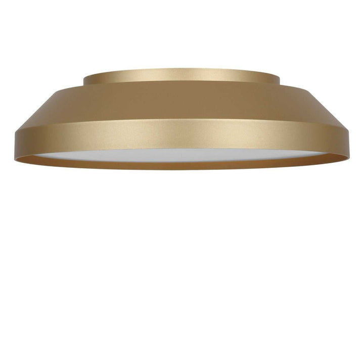 Nevado LED Flush Mount in Satin Brass Generation Lighting Canada