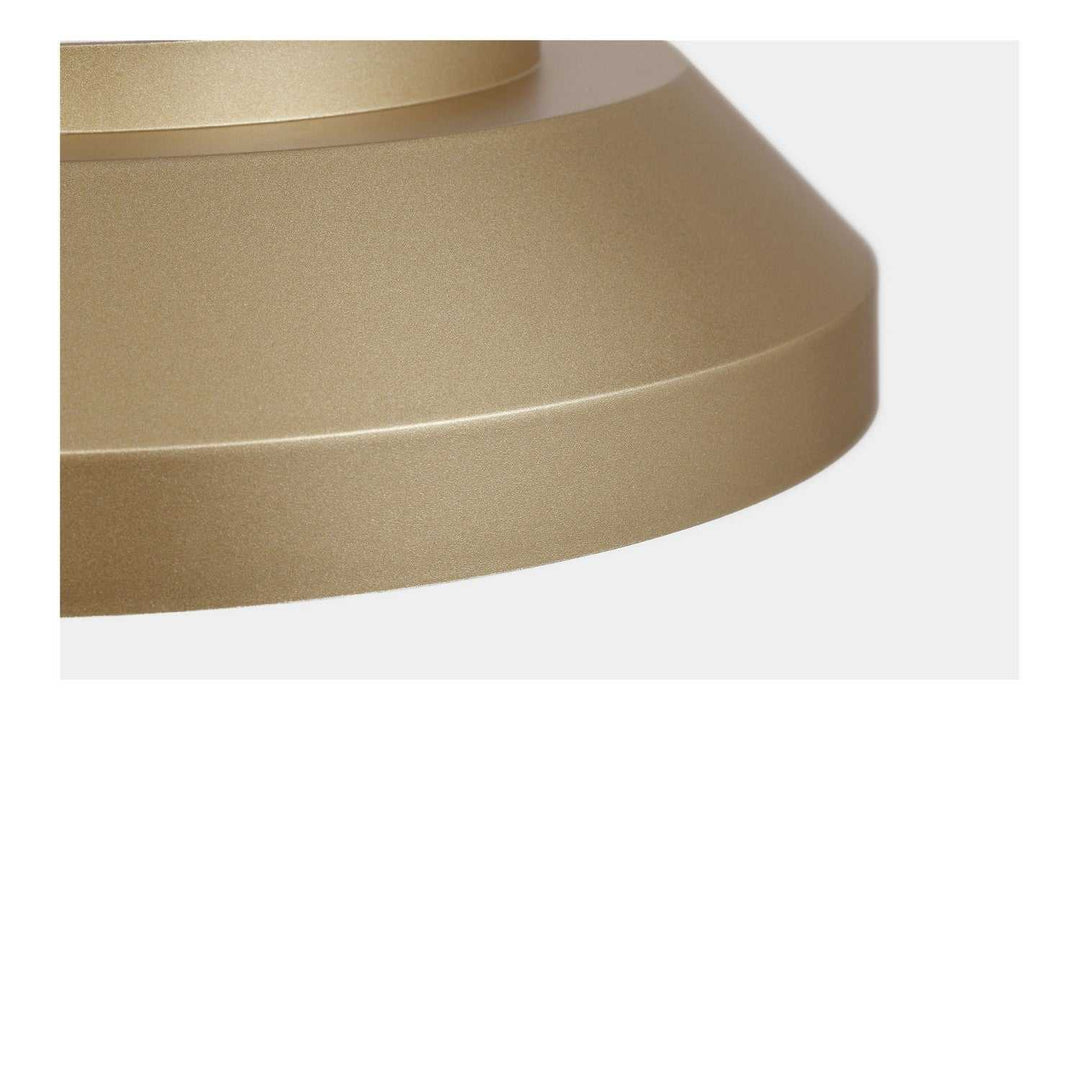 Nevado LED Flush Mount in Satin Brass Generation Lighting Canada