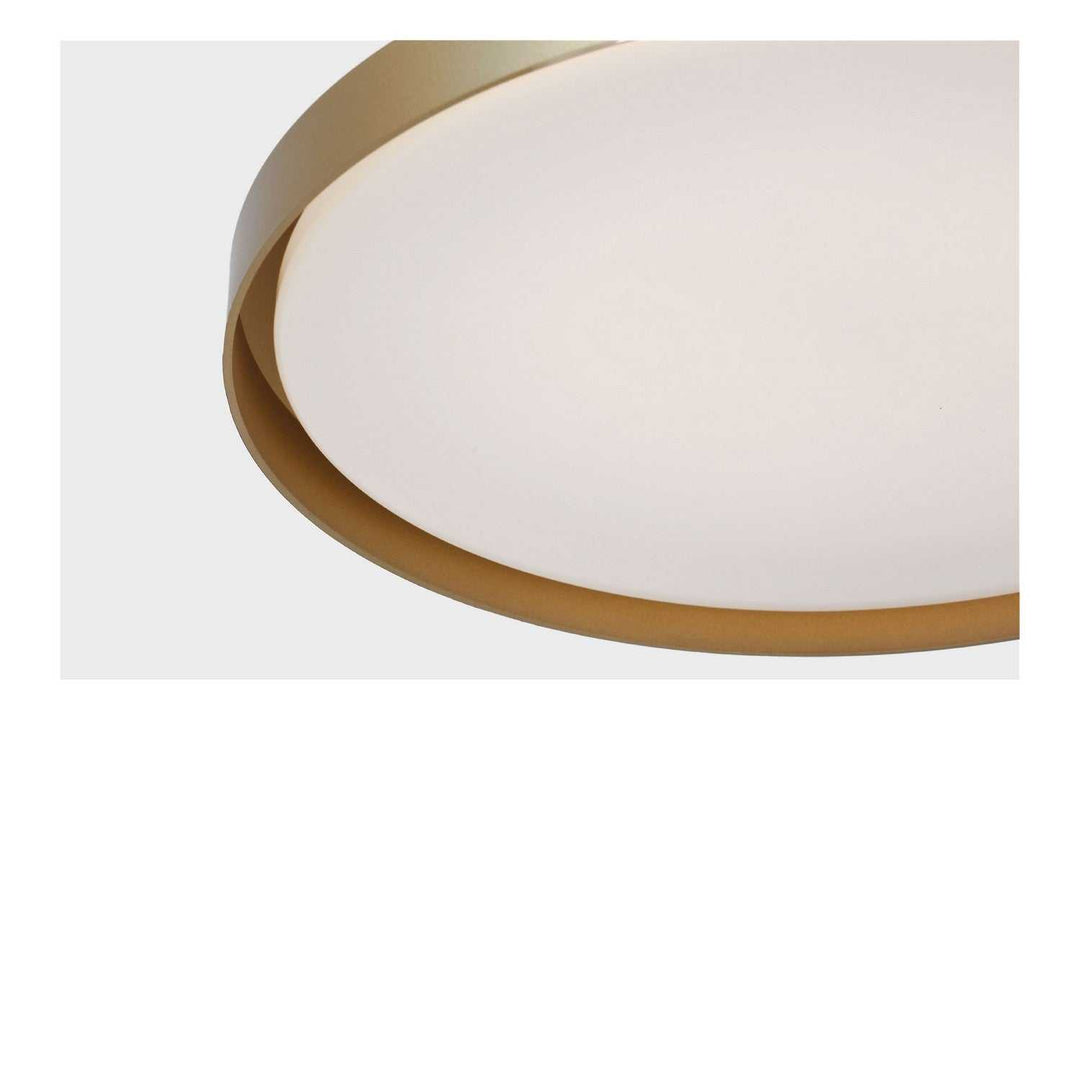 Nevado LED Flush Mount in Satin Brass Generation Lighting Canada
