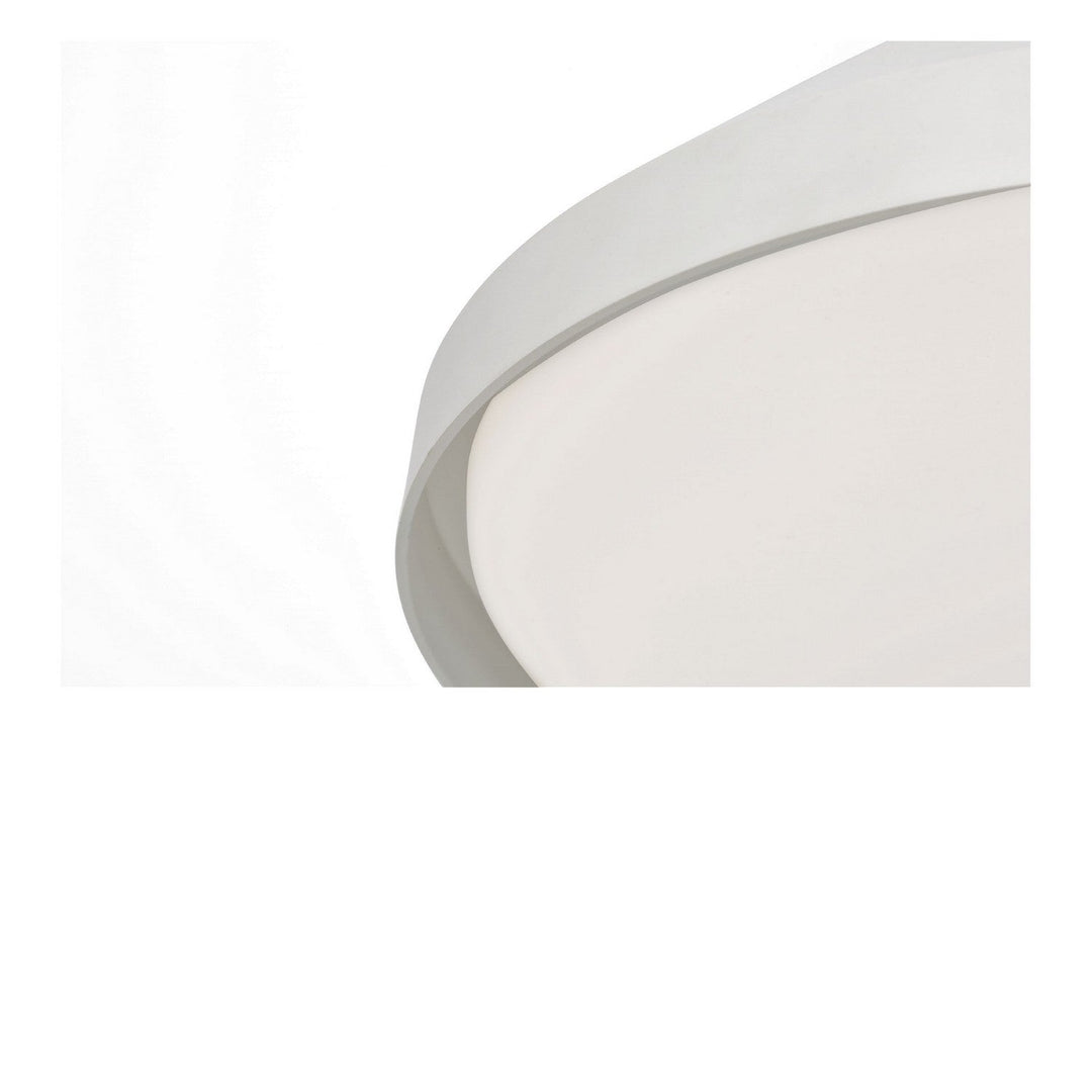 Nevado LED Flush Mount in Matte White Generation Lighting Canada