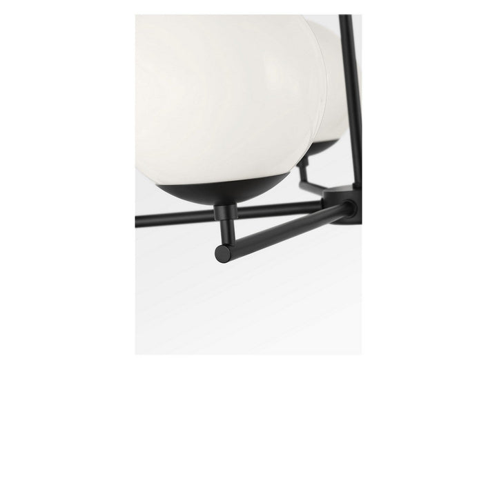 Nube Five Light Chandelier in Midnight Black Generation Lighting Canada