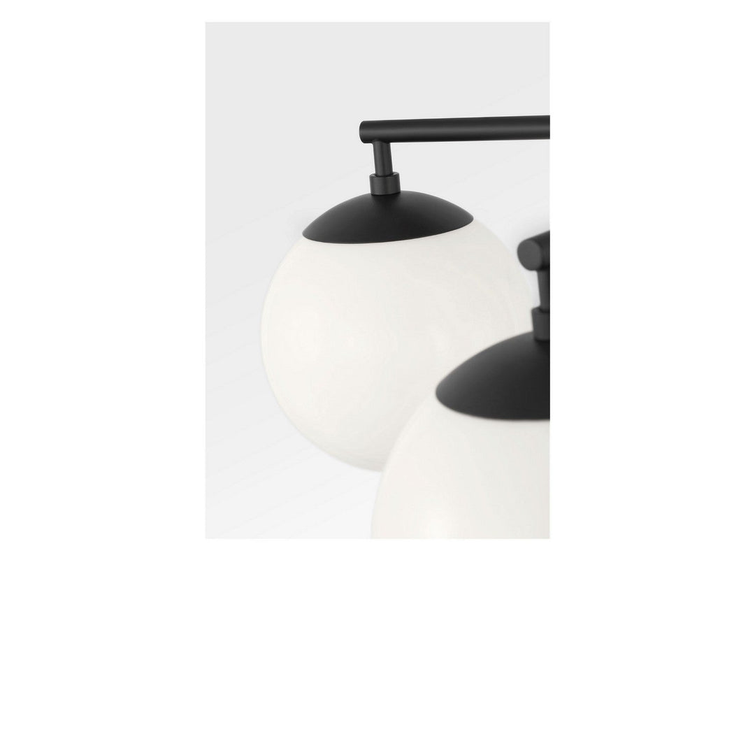 Nube Five Light Chandelier in Midnight Black Generation Lighting Canada