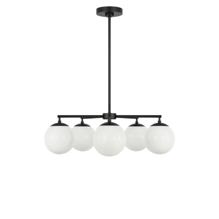 Nube Five Light Chandelier in Midnight Black Generation Lighting Canada