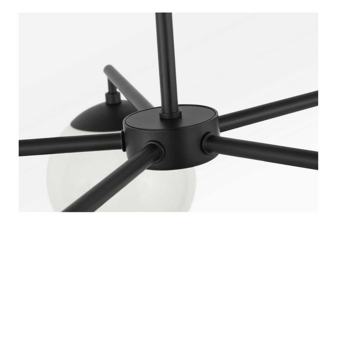 Nube Five Light Chandelier in Midnight Black Generation Lighting Canada
