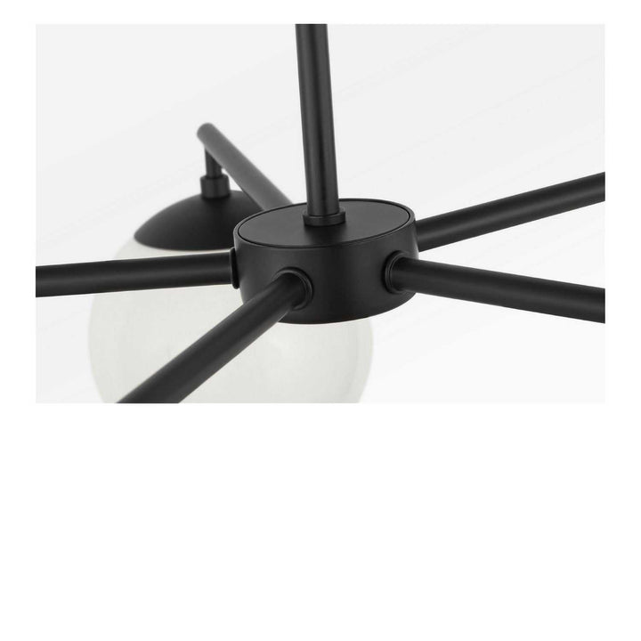 Nube Five Light Chandelier in Midnight Black Generation Lighting Canada