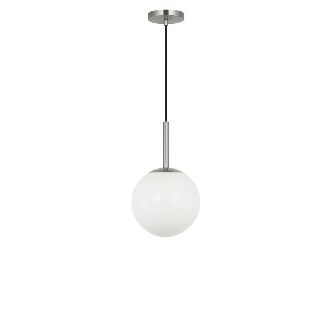 Nube One Light Pendant in Brushed Nickel Generation Lighting Canada