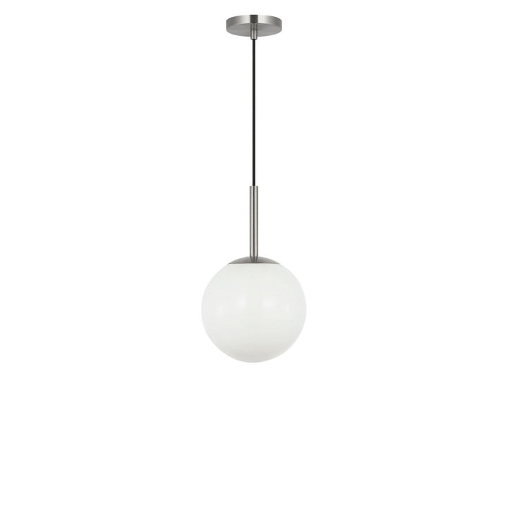 Nube One Light Pendant in Brushed Nickel Generation Lighting Canada