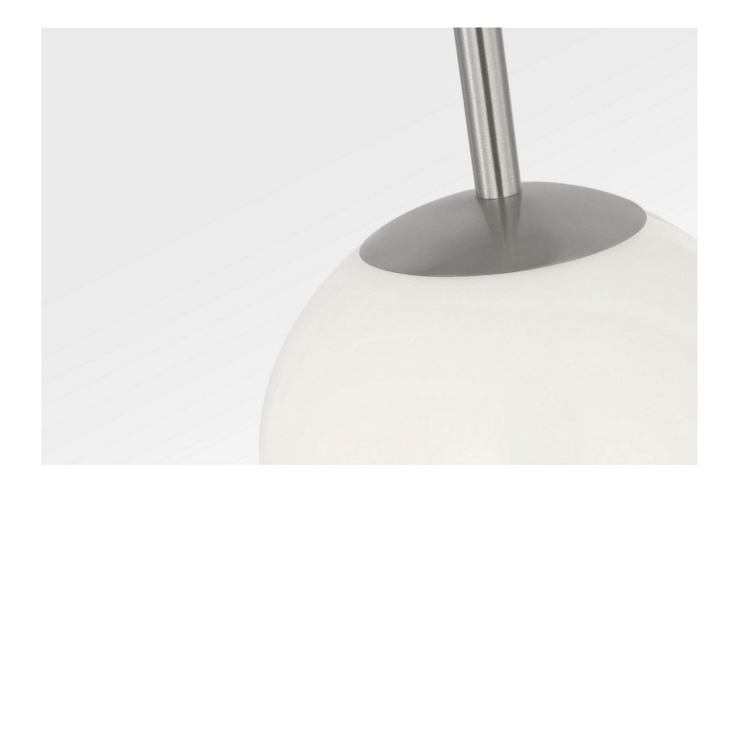 Nube One Light Pendant in Brushed Nickel Generation Lighting Canada