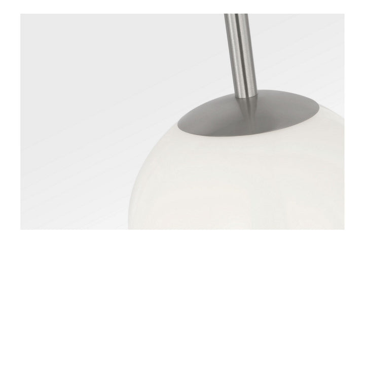Nube One Light Pendant in Brushed Nickel Generation Lighting Canada
