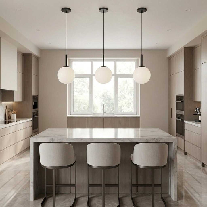Nube One Light Pendant in Midnight Black Generation Lighting Canada