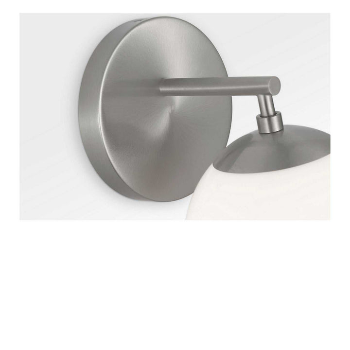 Nube One Light Vanity in Brushed Nickel Generation Lighting Canada