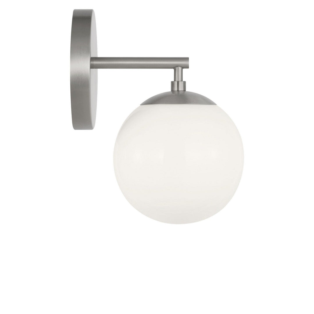 Nube One Light Vanity in Brushed Nickel Generation Lighting Canada