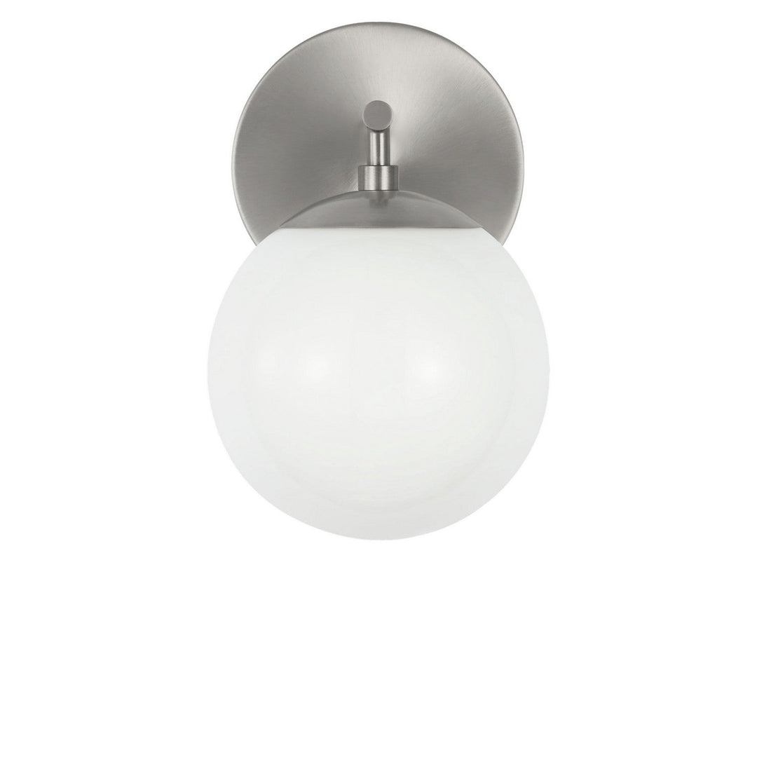 Nube One Light Vanity in Brushed Nickel Generation Lighting Canada