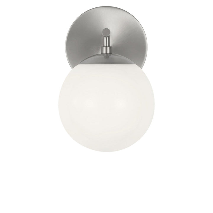 Nube One Light Vanity in Brushed Nickel Generation Lighting Canada
