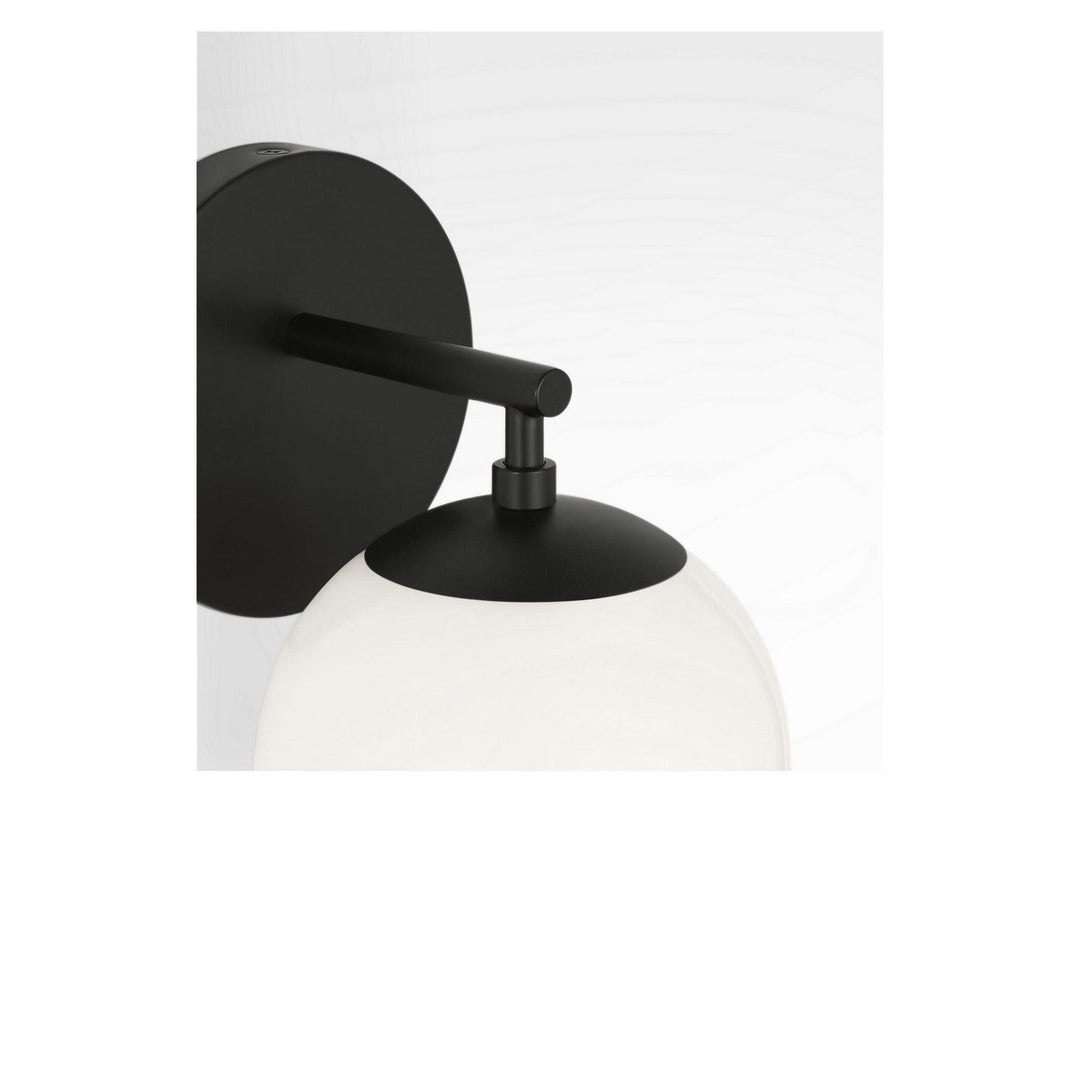 Nube One Light Vanity in Midnight Black Generation Lighting Canada