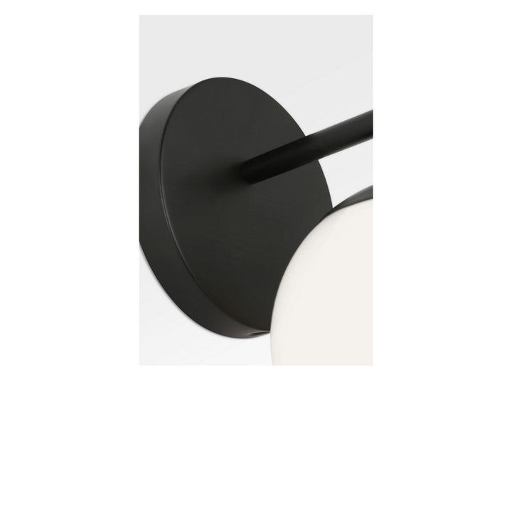 Nube One Light Vanity in Midnight Black Generation Lighting Canada