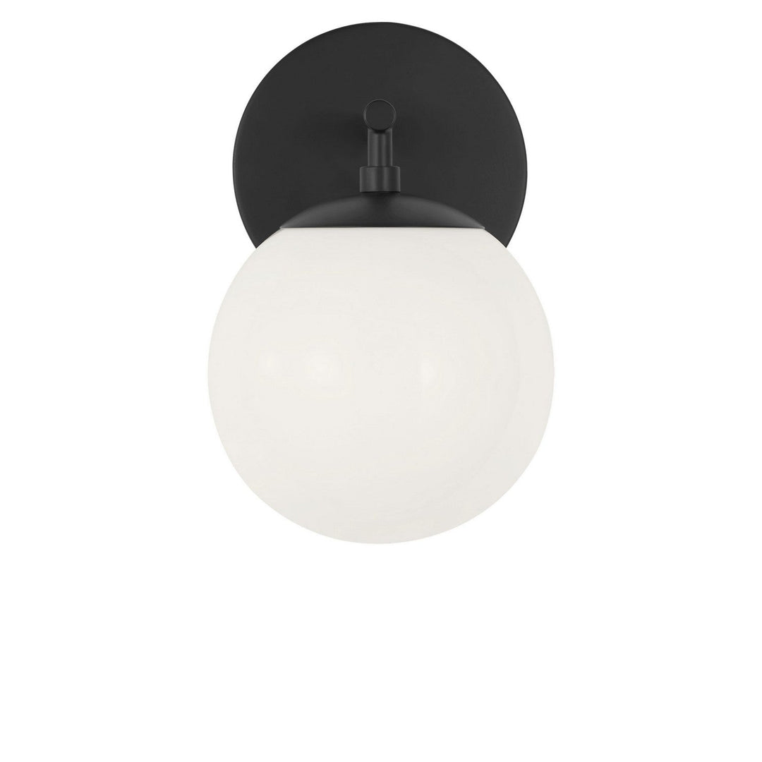 Nube One Light Vanity in Midnight Black Generation Lighting Canada