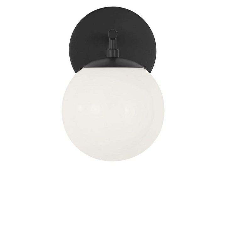 Nube One Light Vanity in Midnight Black Generation Lighting Canada