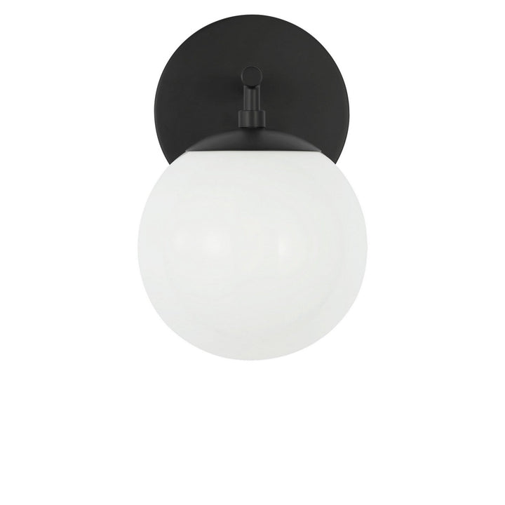 Nube One Light Vanity in Midnight Black Generation Lighting Canada