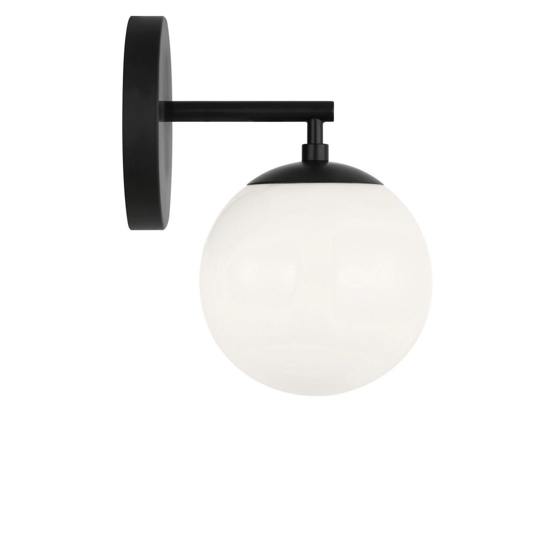 Nube One Light Vanity in Midnight Black Generation Lighting Canada