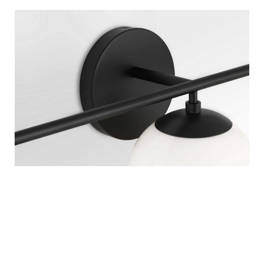 Nube Three Light Vanity in Midnight Black Generation Lighting Canada