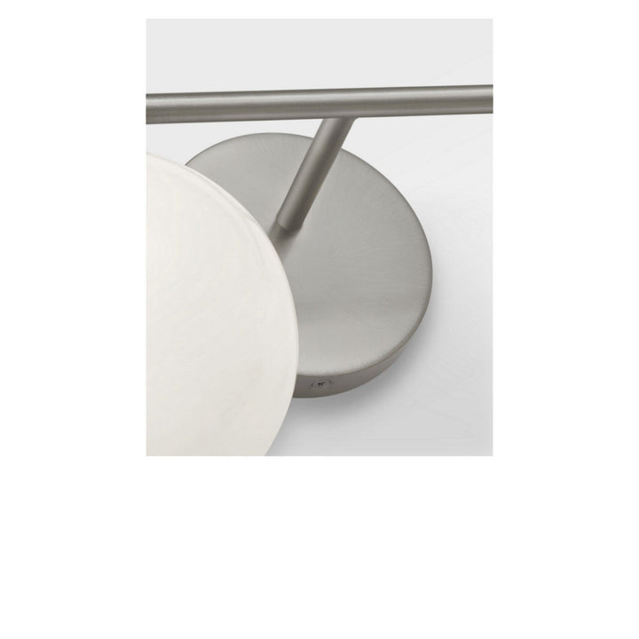 Nube Two Light Vanity in Brushed Nickel Generation Lighting Canada