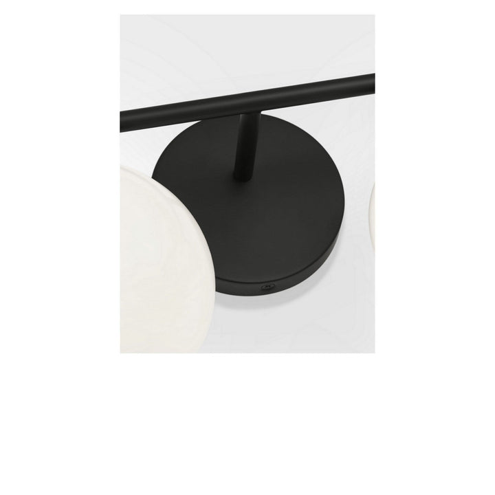 Nube Two Light Vanity in Midnight Black Generation Lighting Canada