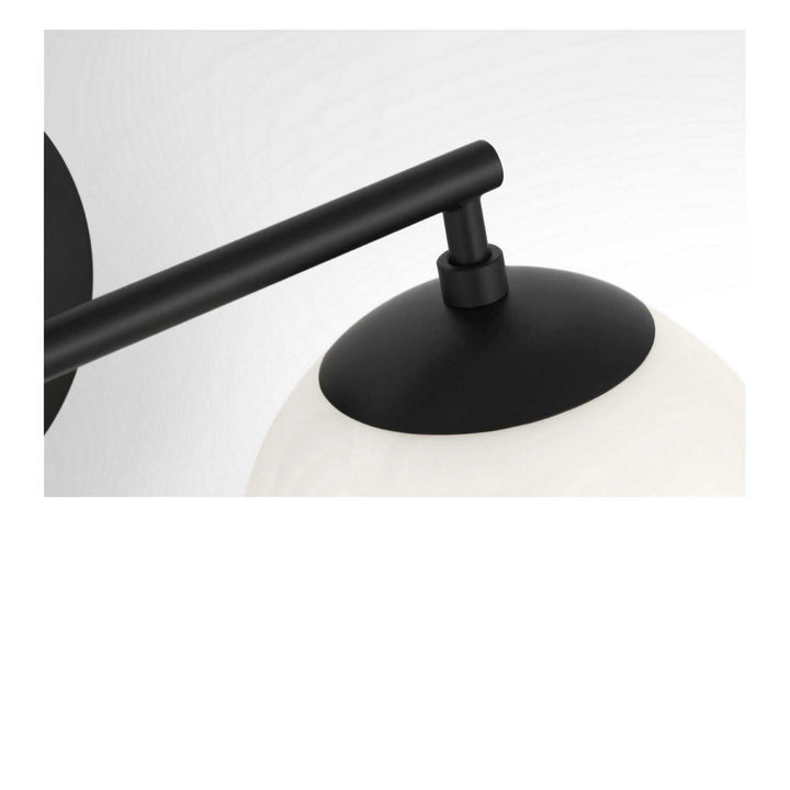 Nube Two Light Vanity in Midnight Black Generation Lighting Canada