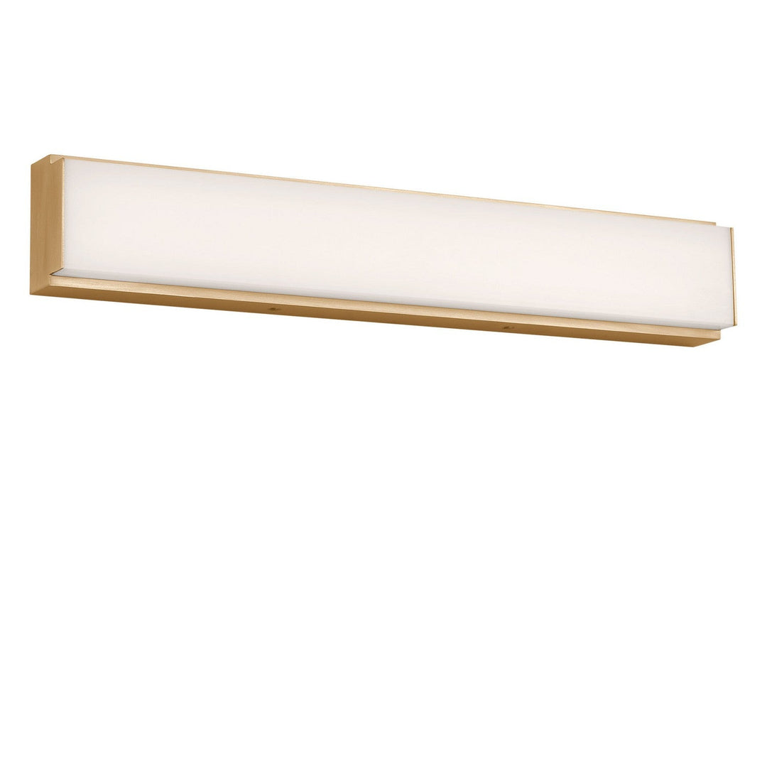 Panna LED Vanity in Satin Brass Generation Lighting Canada
