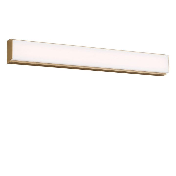 Panna LED Vanity in Satin Brass Generation Lighting Canada