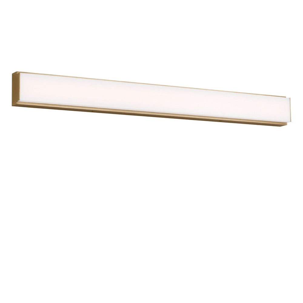 Panna LED Vanity in Satin Brass Generation Lighting Canada