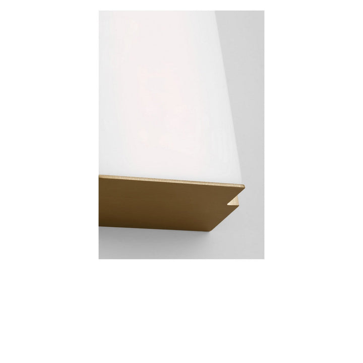 Panna LED Vanity in Satin Brass Generation Lighting Canada