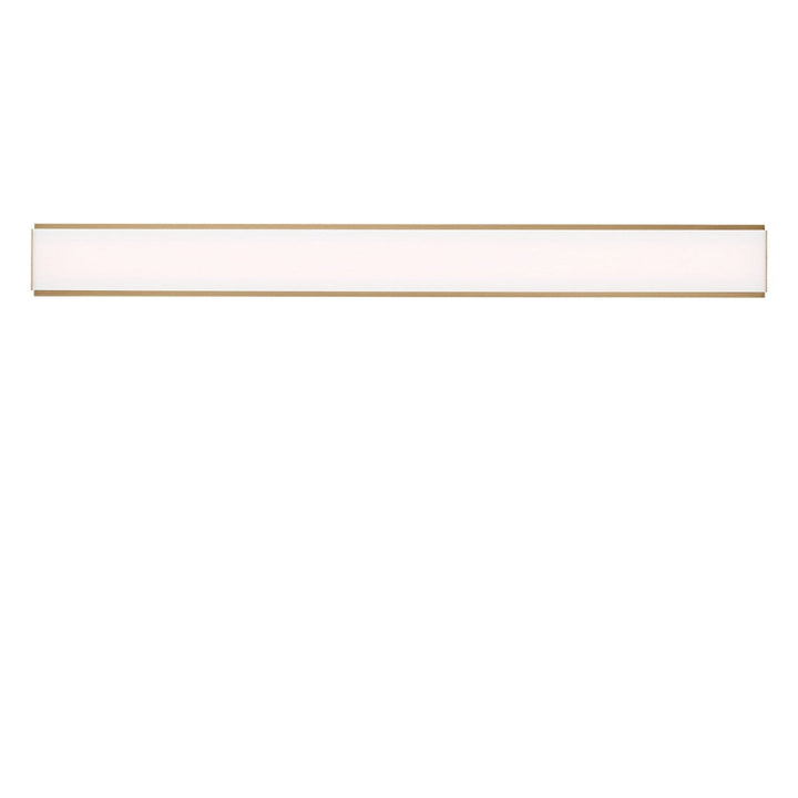 Panna LED Vanity in Satin Brass Generation Lighting Canada