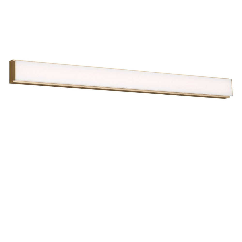 Panna LED Vanity in Satin Brass Generation Lighting Canada