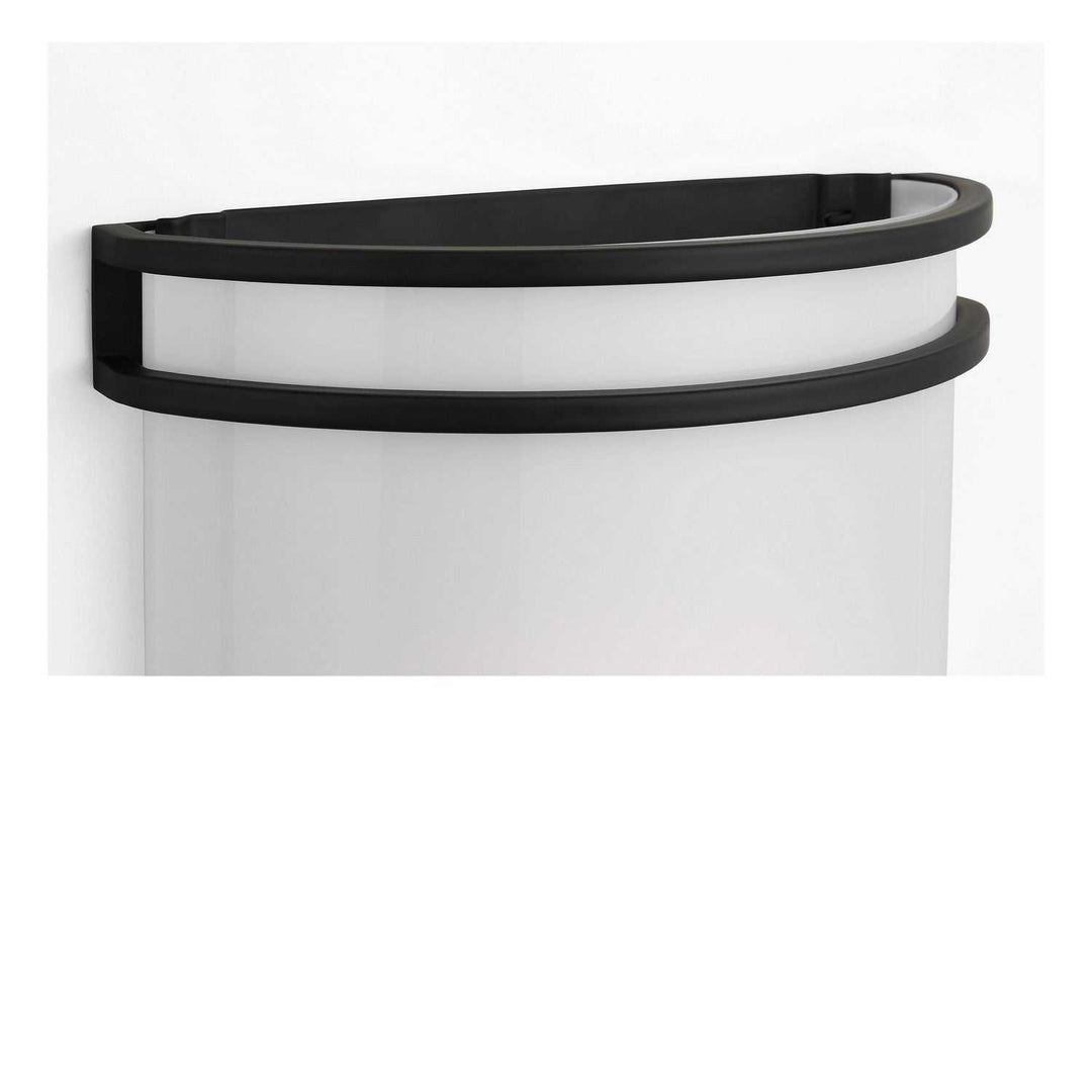Ravel LED Outdoor Wall Lantern in Midnight Black Generation Lighting Canada