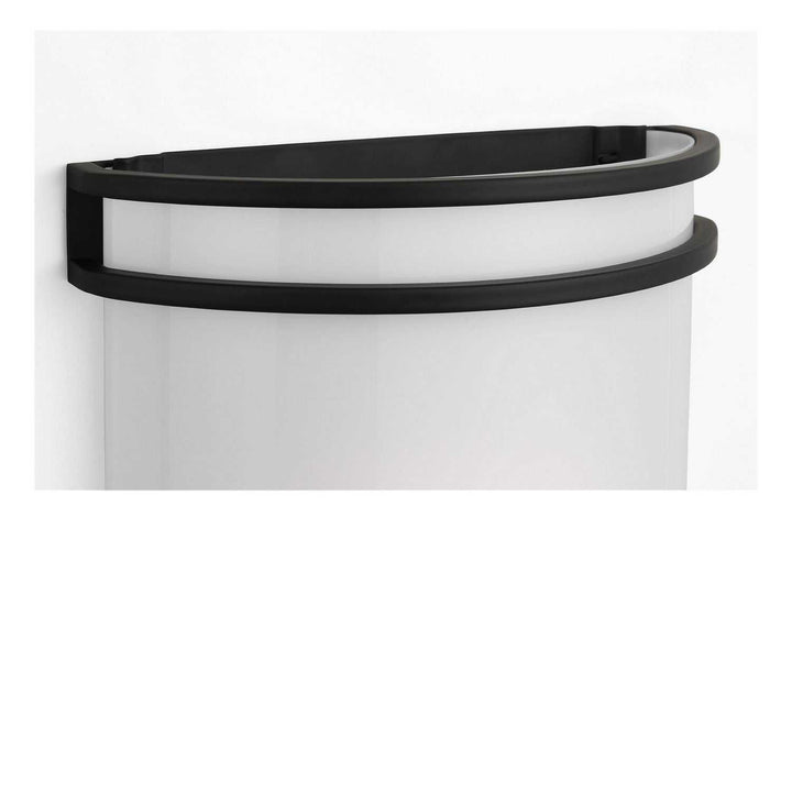 Ravel LED Outdoor Wall Lantern in Midnight Black Generation Lighting Canada
