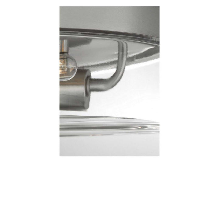 Rhett Two Light Flush Mount in Brushed Nickel Generation Lighting Canada