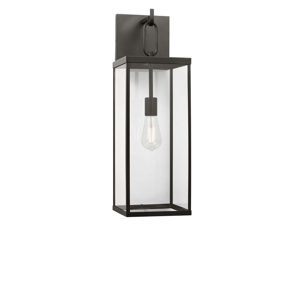 Rox One Light Lantern in Antique Bronze Generation Lighting Canada