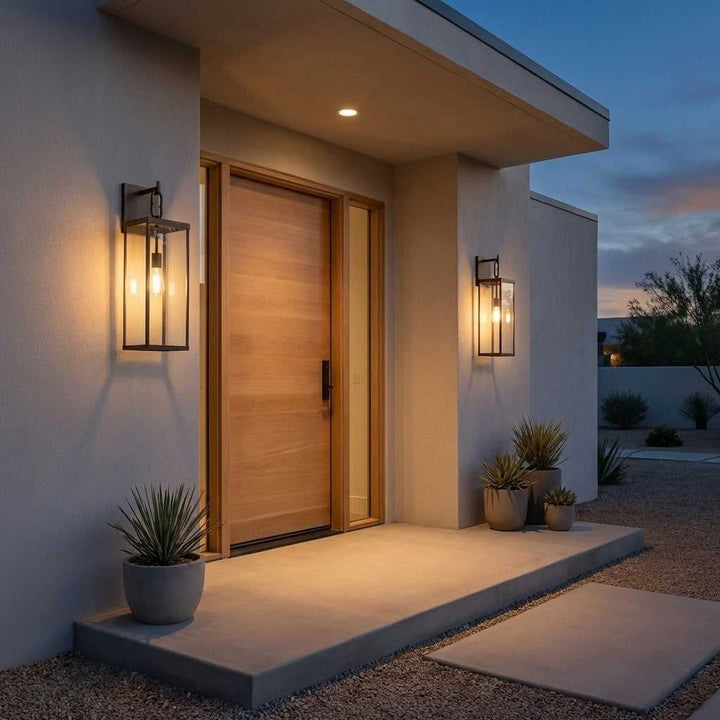 Rox One Light Lantern in Antique Bronze Generation Lighting Canada