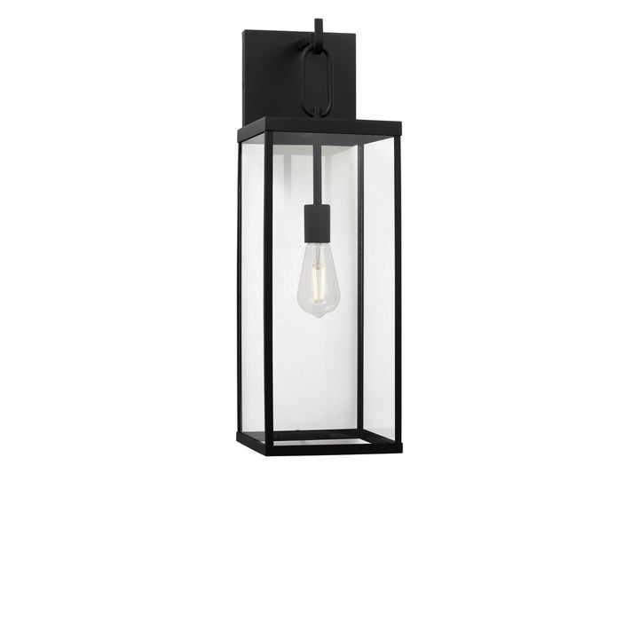 Rox One Light Lantern in Textured Black Generation Lighting Canada