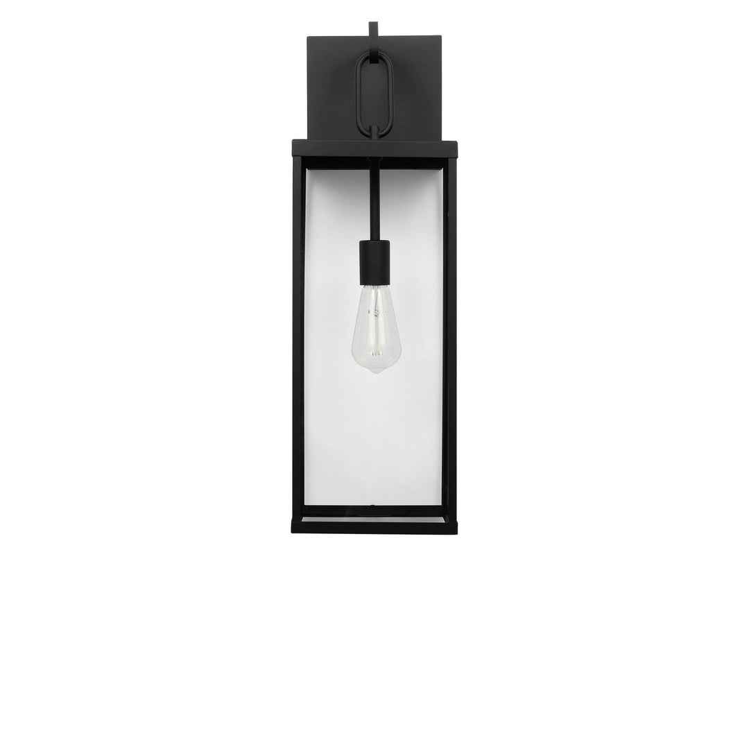 Rox One Light Lantern in Textured Black Generation Lighting Canada