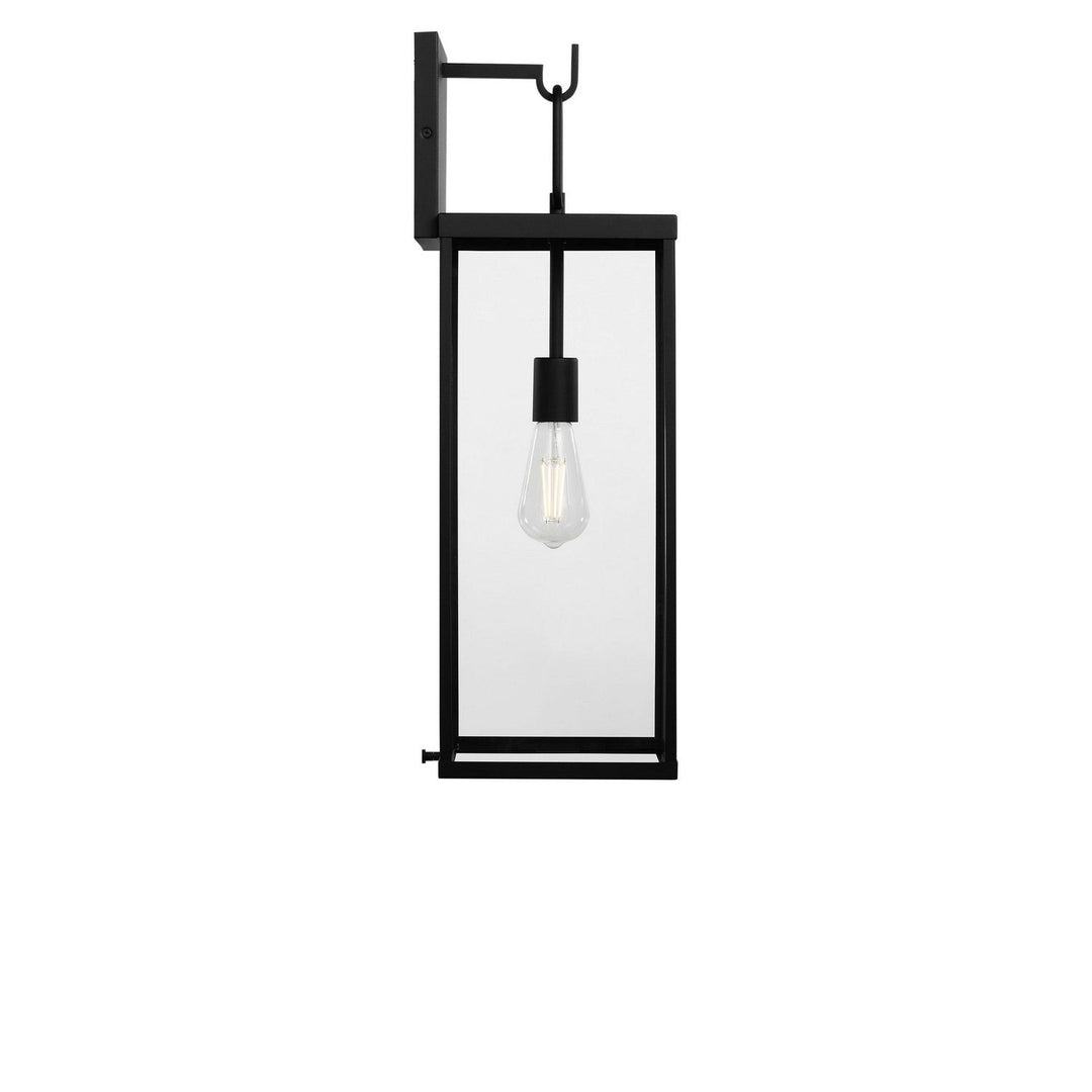 Rox One Light Lantern in Textured Black Generation Lighting Canada