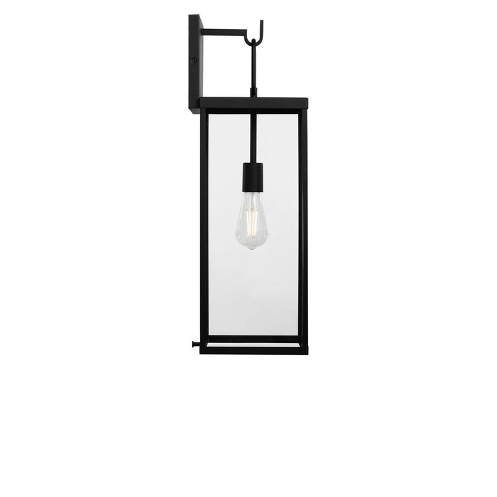 Rox One Light Lantern in Textured Black Generation Lighting Canada