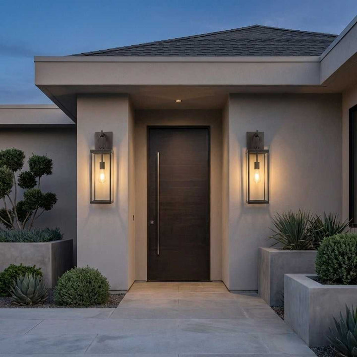 Rox One Light Lantern in Antique Bronze Generation Lighting Canada