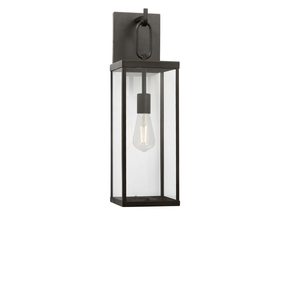 Rox One Light Lantern in Antique Bronze Generation Lighting Canada