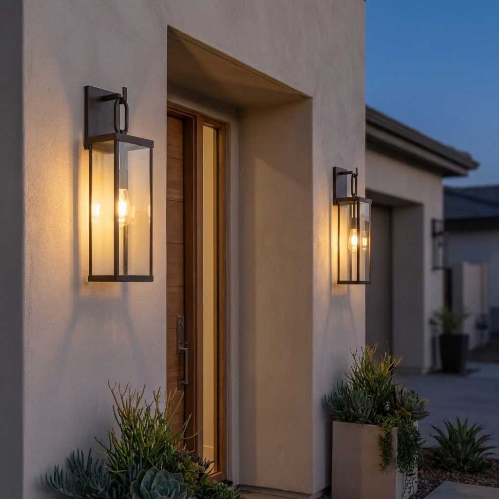 Rox One Light Lantern in Antique Bronze Generation Lighting Canada