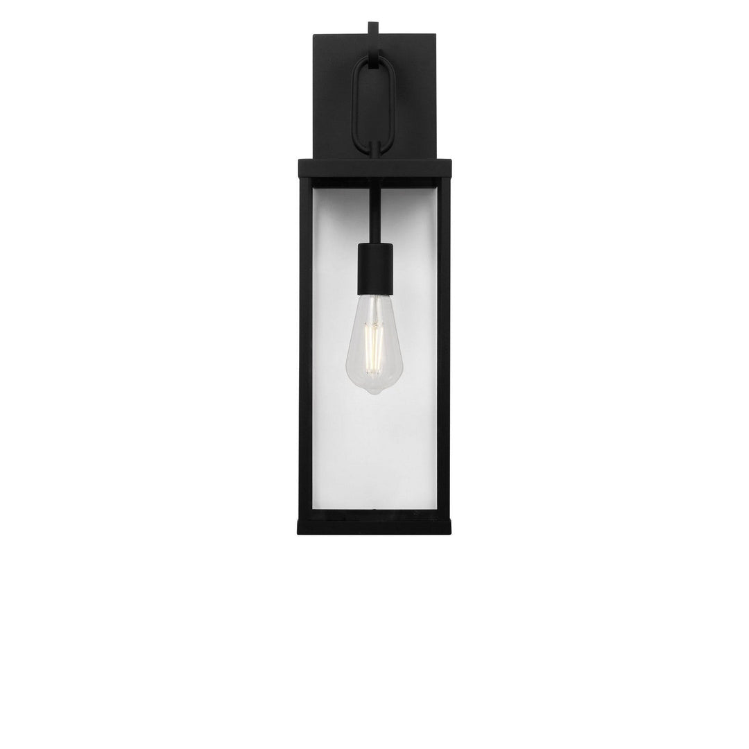 Rox One Light Lantern in Textured Black Generation Lighting Canada
