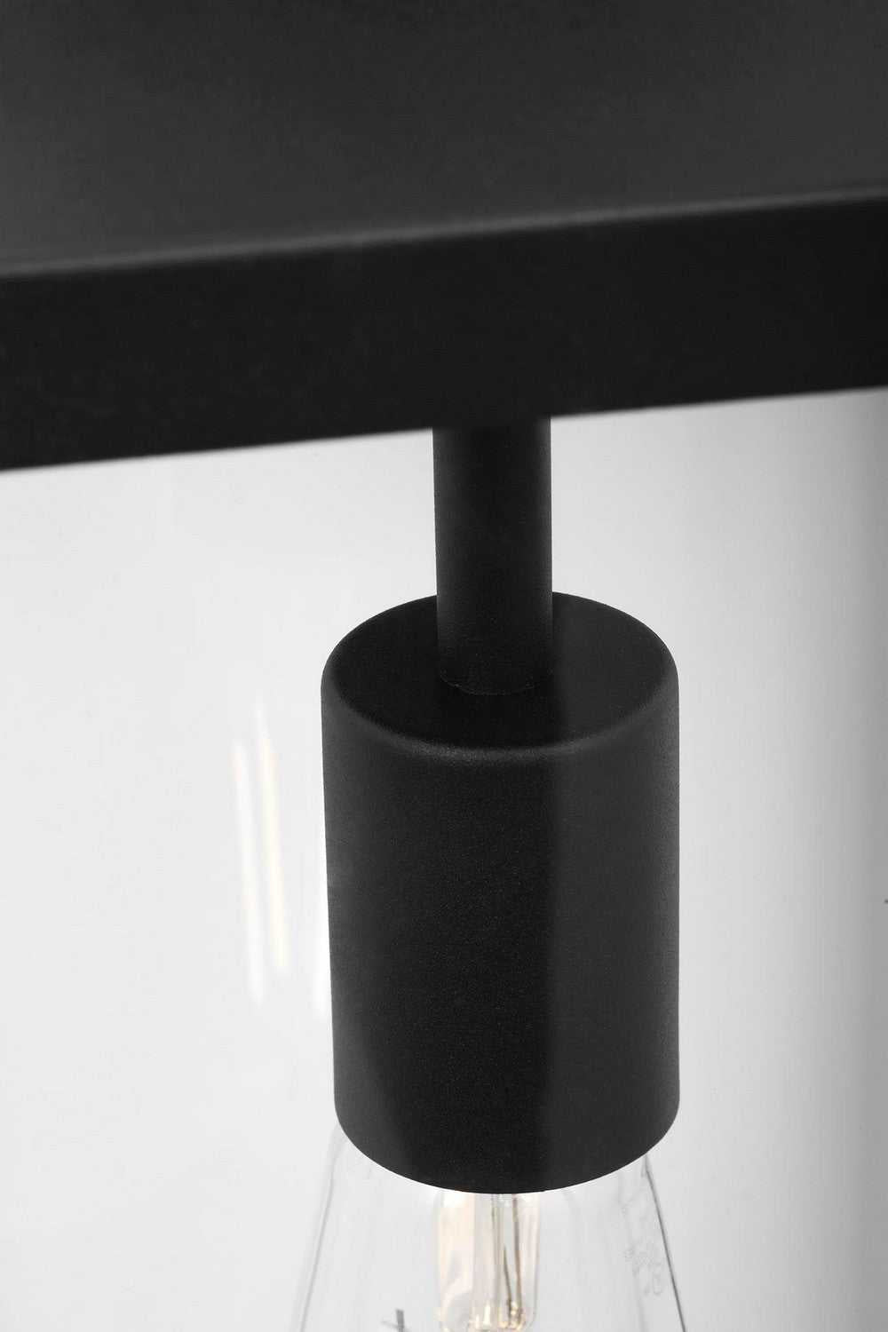 Rox One Light Lantern in Textured Black Generation Lighting Canada