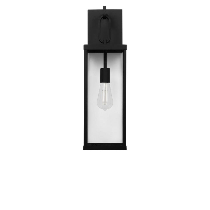 Rox One Light Lantern in Textured Black Generation Lighting Canada