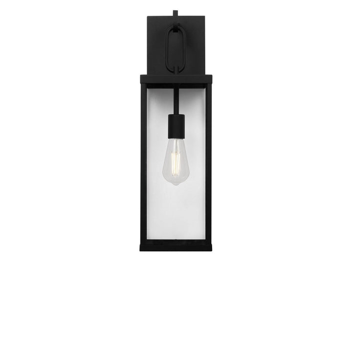 Rox One Light Lantern in Textured Black Generation Lighting Canada